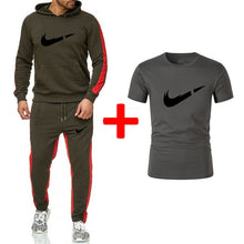 Load image into Gallery viewer, Fashion Brand Hoodies Sweatshirt Men/Women 2019 Hoodie Tracksuit Sport Suit Sweatshirts+Sweatpants+T shirts Sets Fleece Hooded